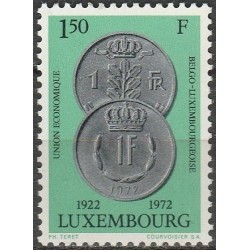 Liuksemburgas 1972. Ekonominė Belgijos ir Liuksemburgo sąjunga (monetos)