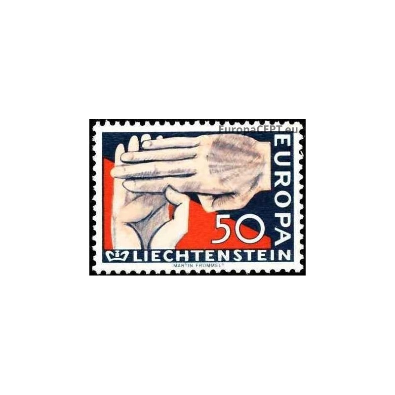 Lichtenšteinas 1962. EUROPA: stilizuotos rankos
