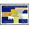 Liechtenstein 1963. Stylised Architecture Elements