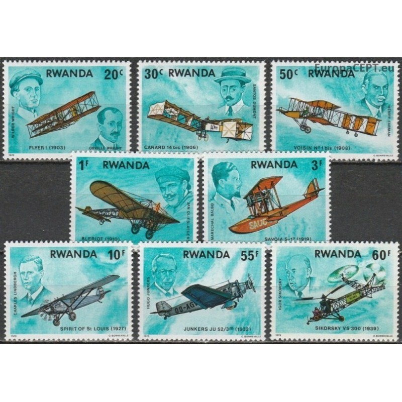 Ruanda 1978. Aviacijos istorija