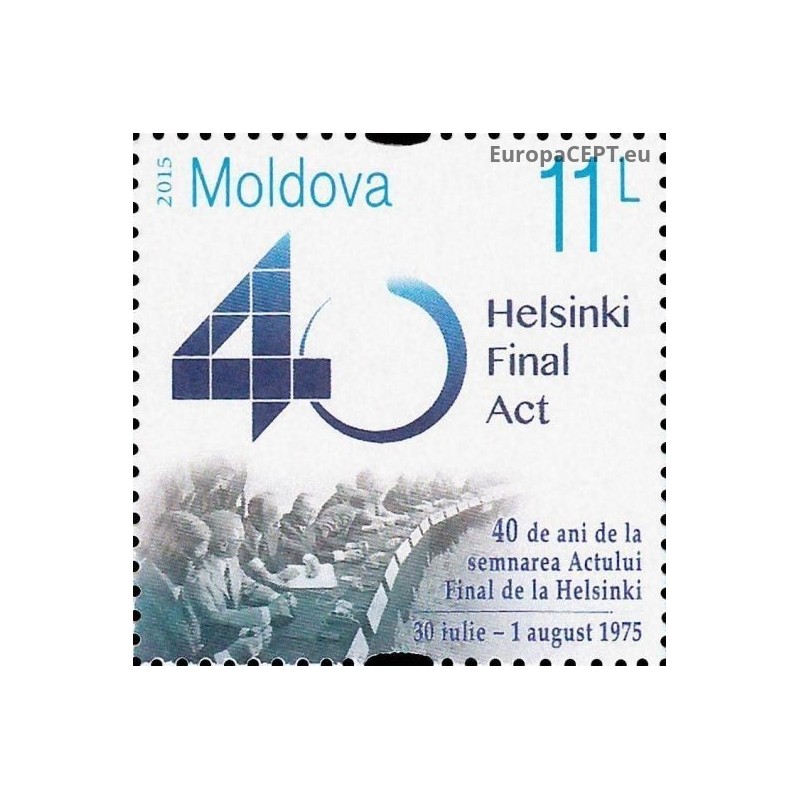 Moldova 2015. Helsinki Final Act, 40th anniversary