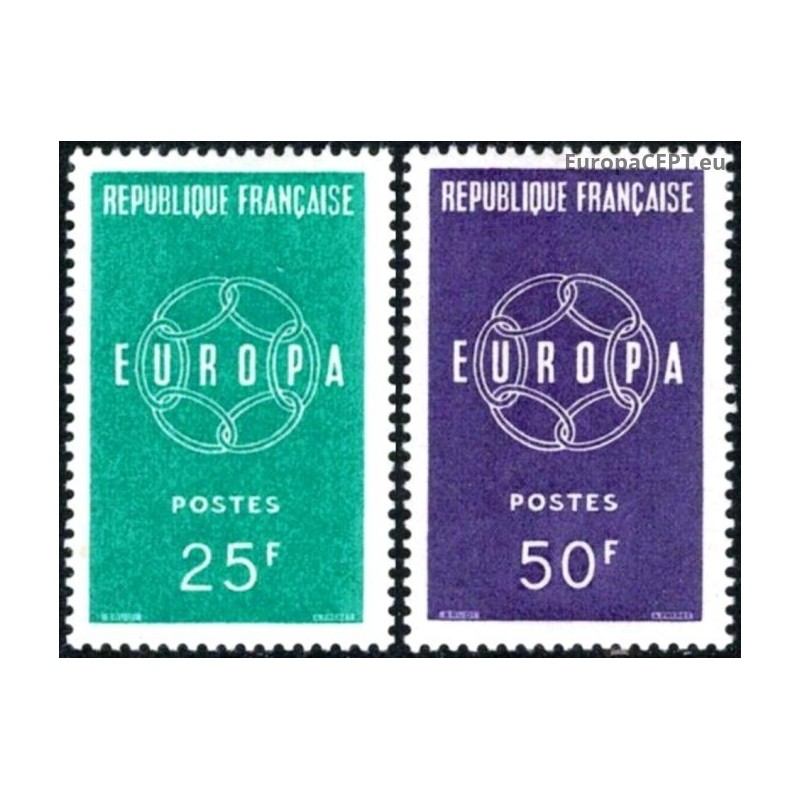 France 1959. Europa (stylised keychain) (symbolic keychain)
