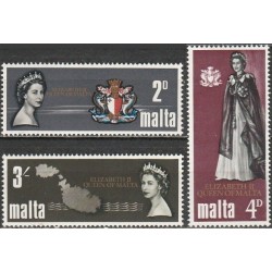 Malta 1967. Visit of Elisabeth II