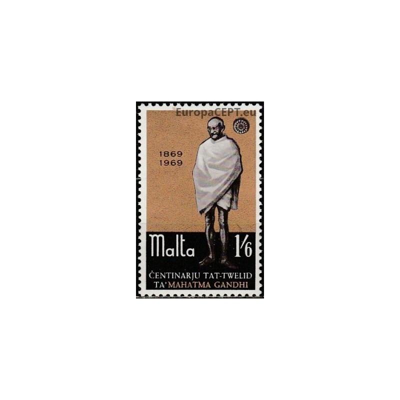 Malta 1969. Mahatma Gandis