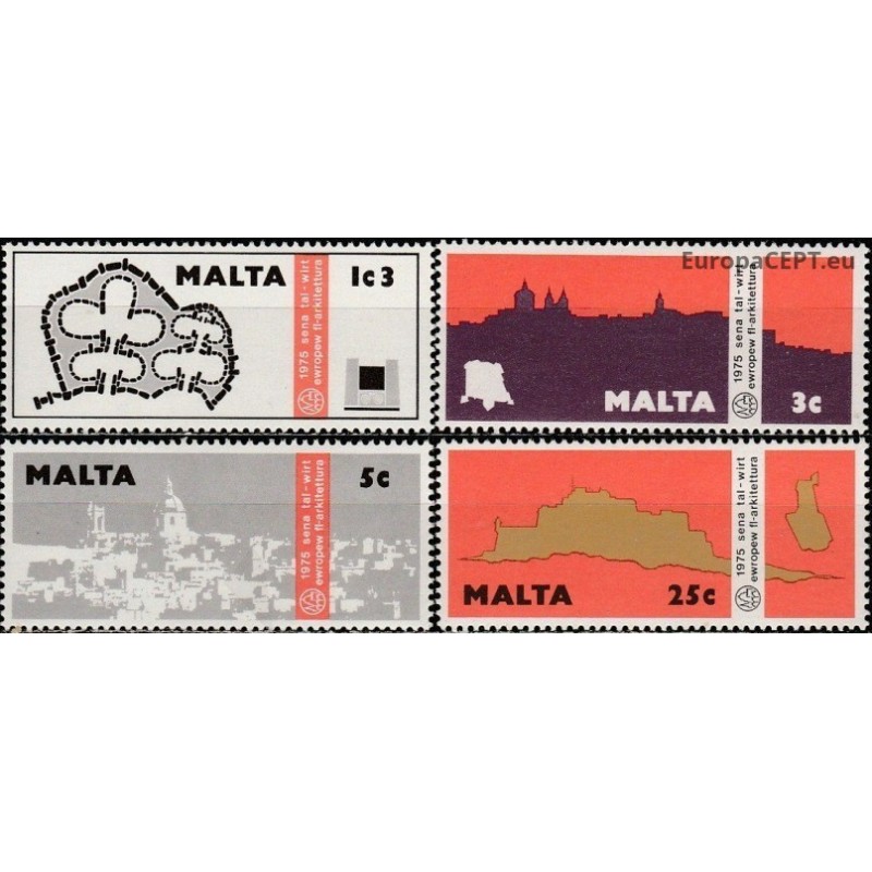 Malta 1975. Europos architektūros paminklai