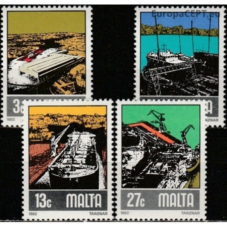 Malta 1982. Ship transport