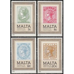 Malta 1985. 100 metų pašto ženklui