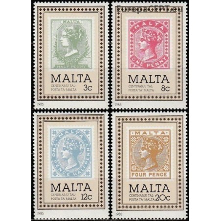 Malta 1985. 100 metų pašto ženklui
