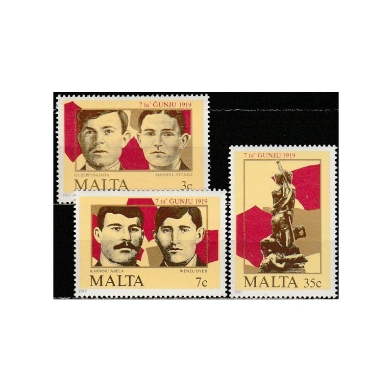 Malta 1985. Nacionaliniai veikėjai