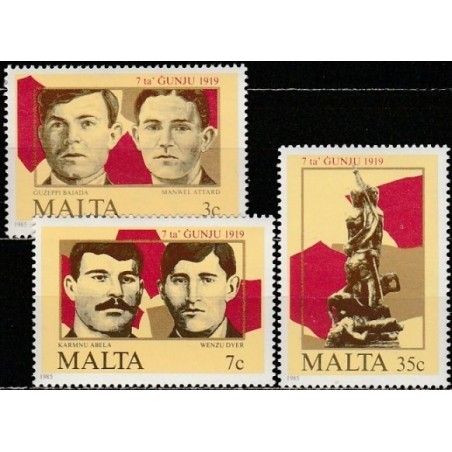 Malta 1985. Nacionaliniai veikėjai