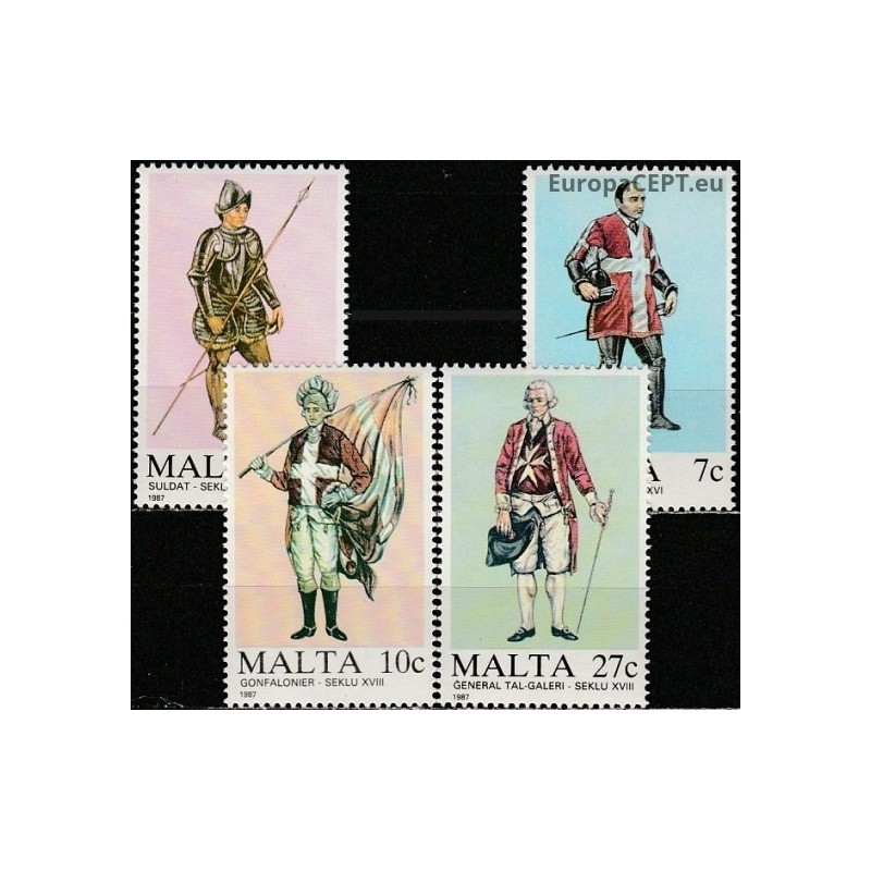 Malta 1987. Military uniforms