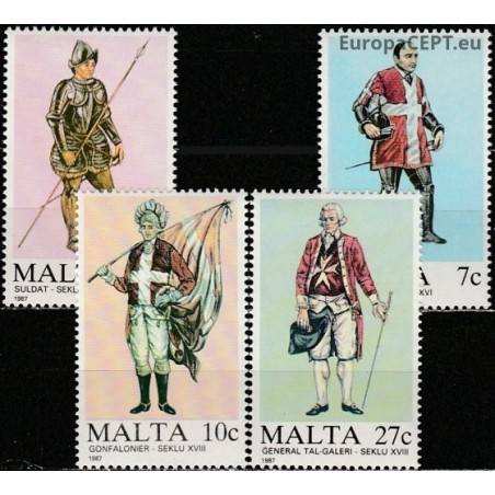 Malta 1987. Military uniforms
