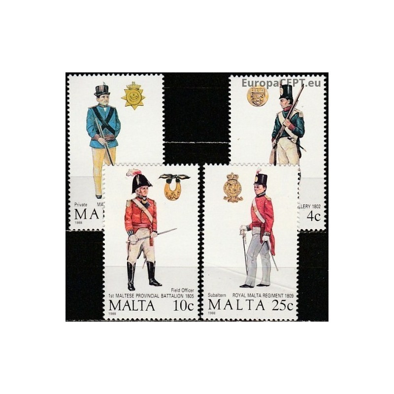 Malta 1988. Kariuomenės uniformos