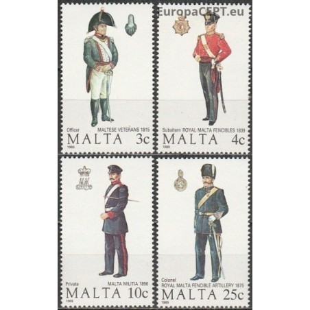 Malta 1989. Military uniforms
