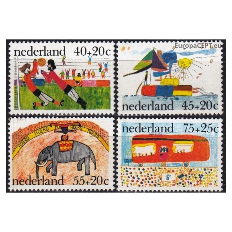 Nyderlandai 1976. Vaikų piešiniai