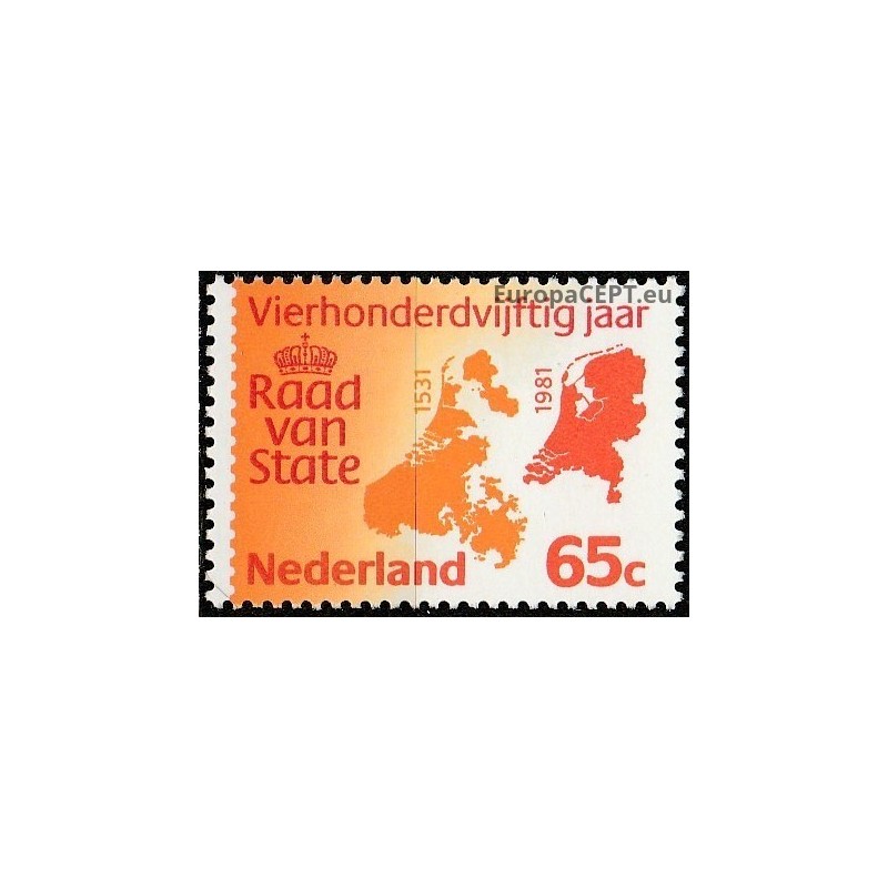 Nyderlandai 1981. Senovinis Nyderlandų žemėlapis