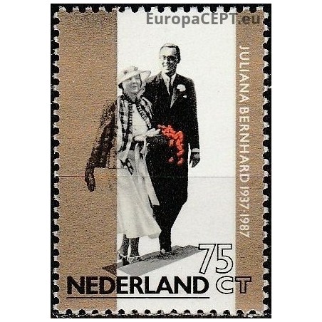 Netherlands 1987. Royal pair - golden wedding anniversary