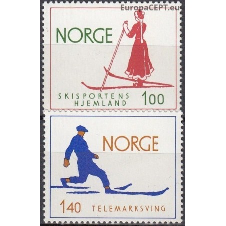 Norway 1975. Skiing