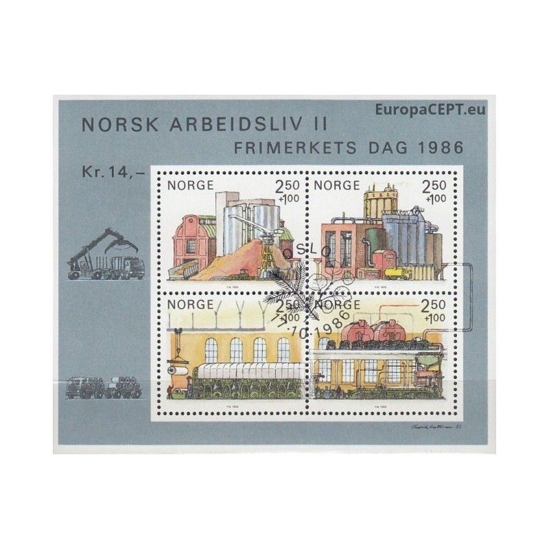 Norway 1986. People at work (Paper industry)
