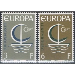 Luxembourg 1966. CEPT: Symbolic Ship on a Calm Sea