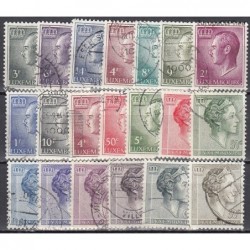 Luxembourg, Set of used...