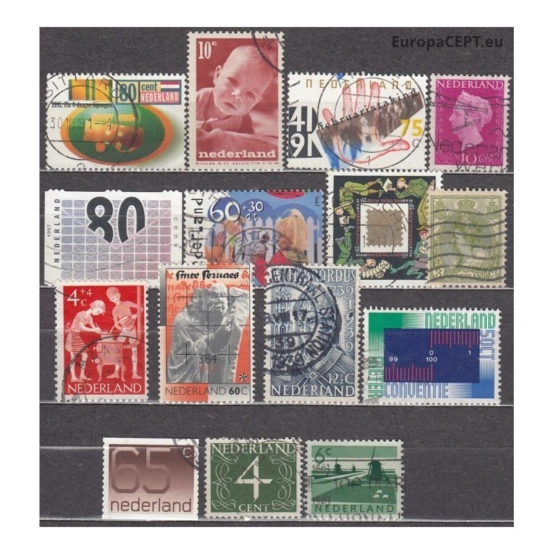 Netherlands, Used stamps V