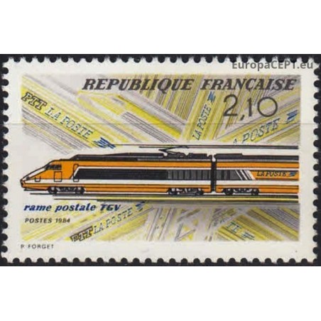 Prancūzija 1984. Pašto transportas