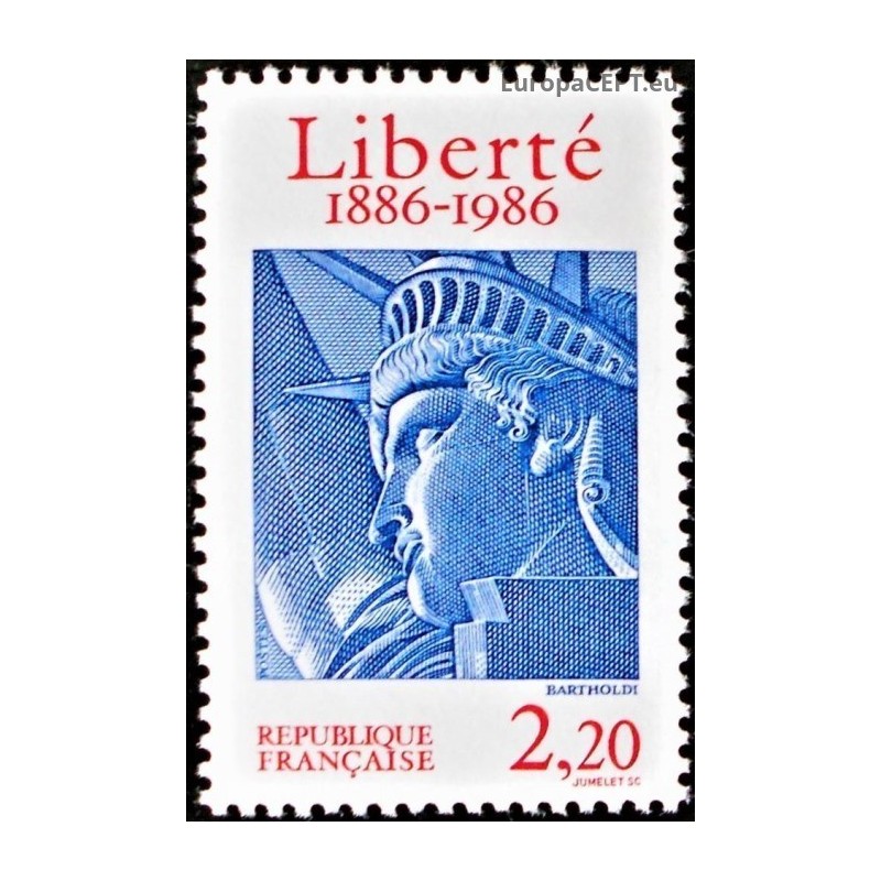 Prancūzija 1986. Laisvės statula Niujorke