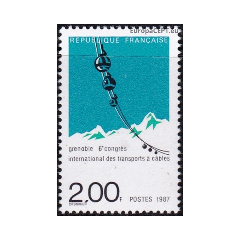 France 1987. Winter sports