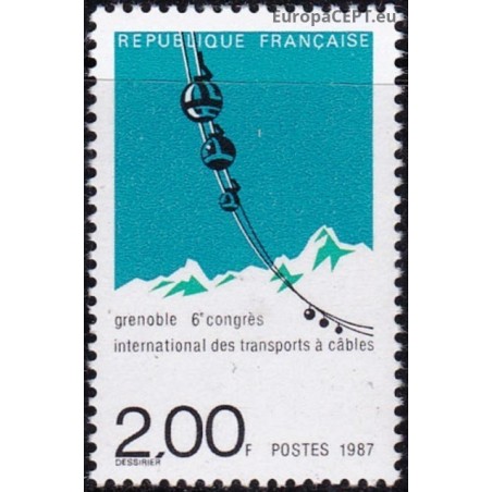 France 1987. Winter sports
