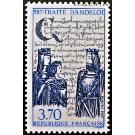 France 1987. Treaty of Andelot
