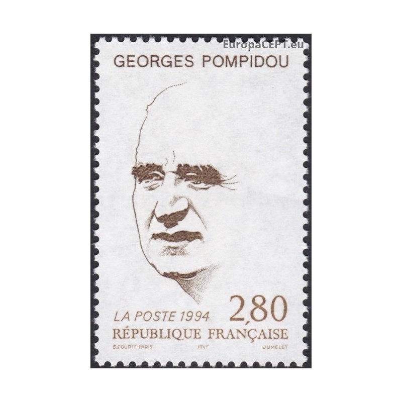 France 1994. President Georges Pompidou