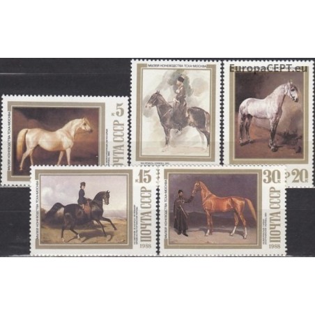 Rusija 1988. Arkliai paveiksluose