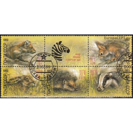 Rusija 1989. Fauna (Žinduoliai)