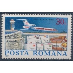 Rumunija 1977. Pašto istorija