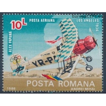 Romania 1986. Airplanes