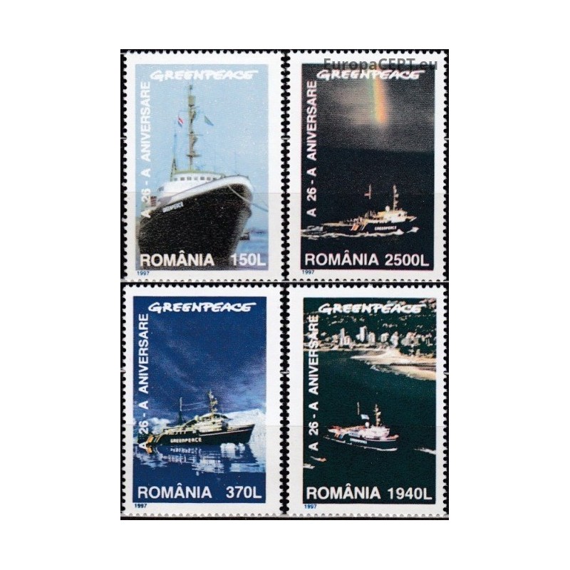 Rumunija 1997. Greenpeace laivai