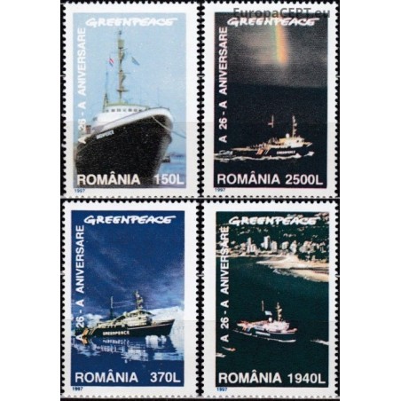 Rumunija 1997. Greenpeace laivai