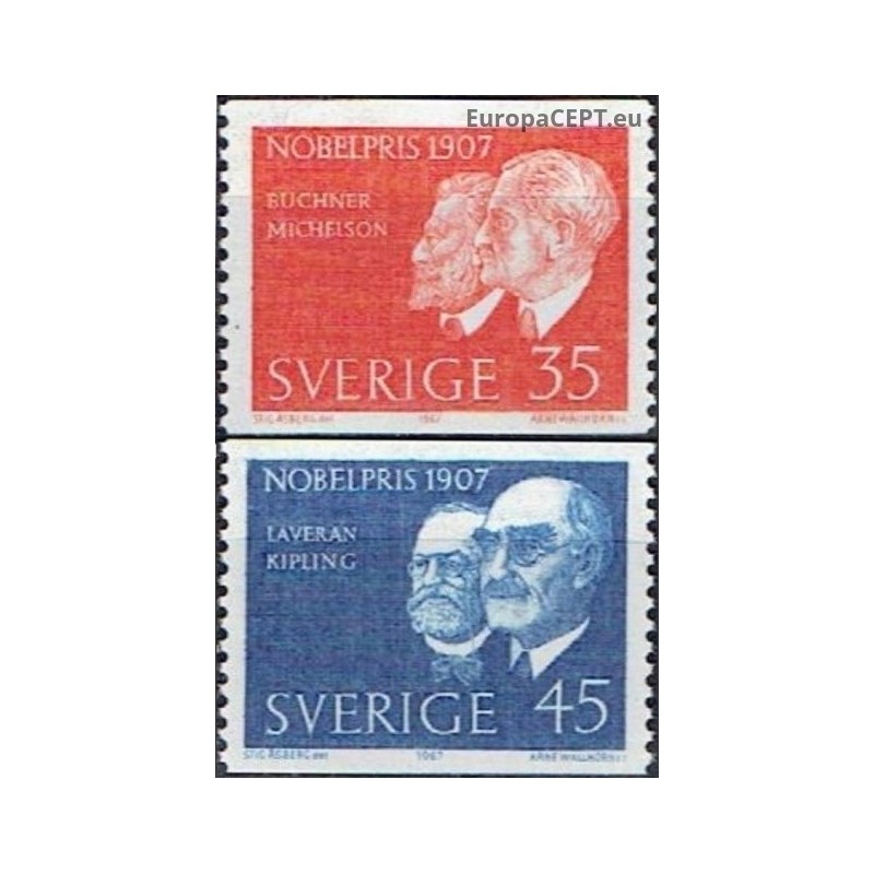 Švedija 1967. Nobel premijos laureatai