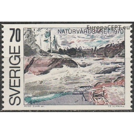 Sweden 1970. Natural landscapes