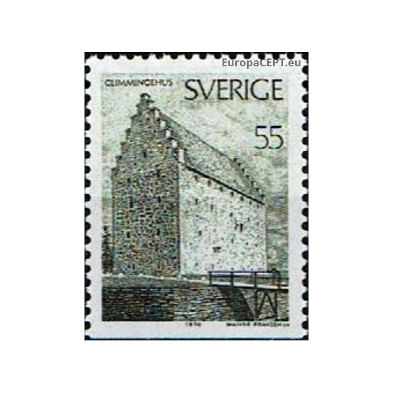 Švedija 1970. Viduramžių tvirtovė (fortas)