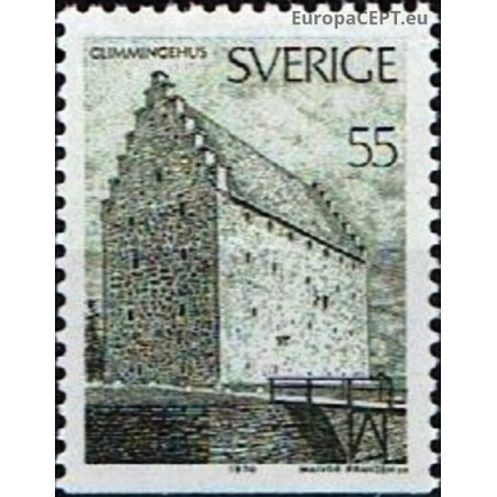 Švedija 1970. Viduramžių tvirtovė (fortas)