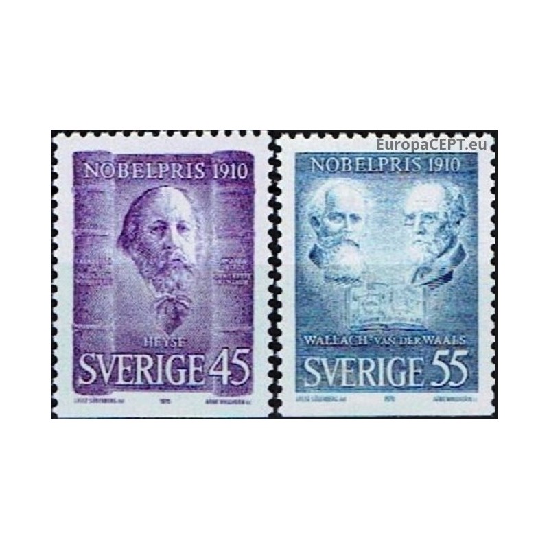 Sweden 1970. Nobel Prize laureates