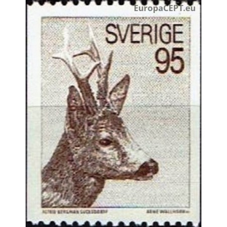 Sweden 1972. Roe deer