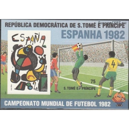 Sao Tome and Principe 1982. FIFA World Cup (Deluxe block)