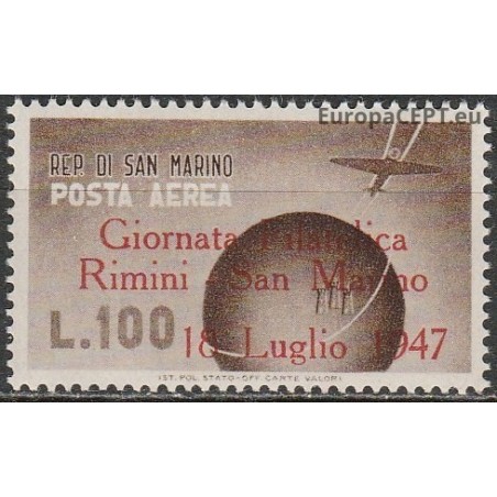 San Marinas 1947. Filatelistų diena