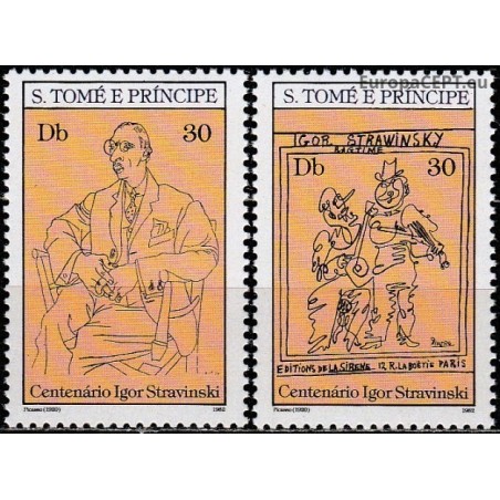 Sao Tome and Principe 1982. Igor Stravinsky