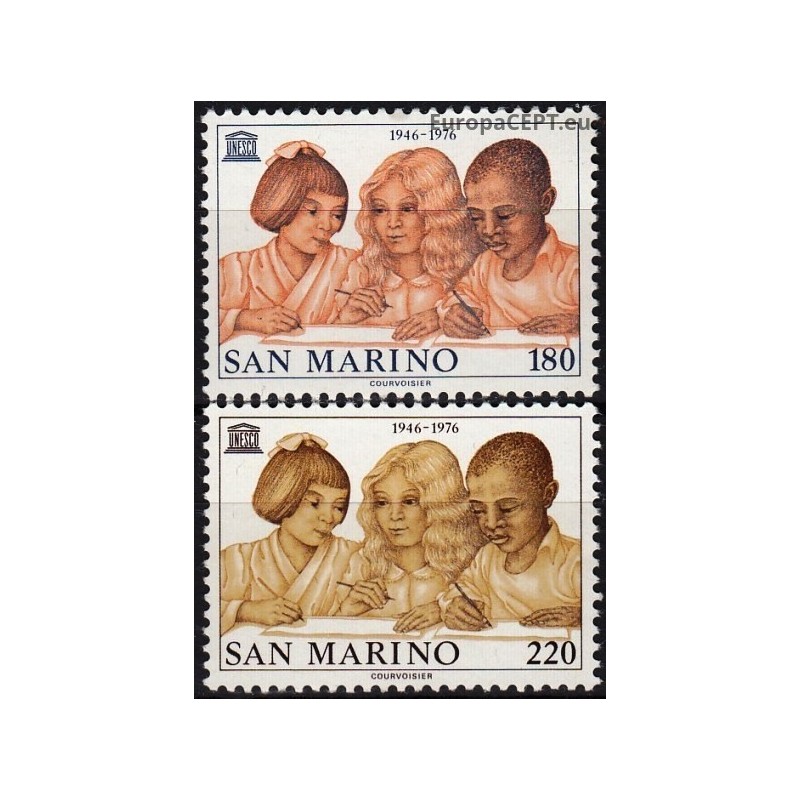 San Marino 1976. UNESCO