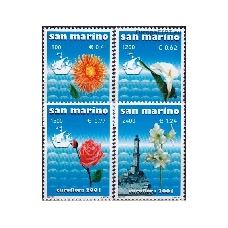 San Marino 2001. Flowers