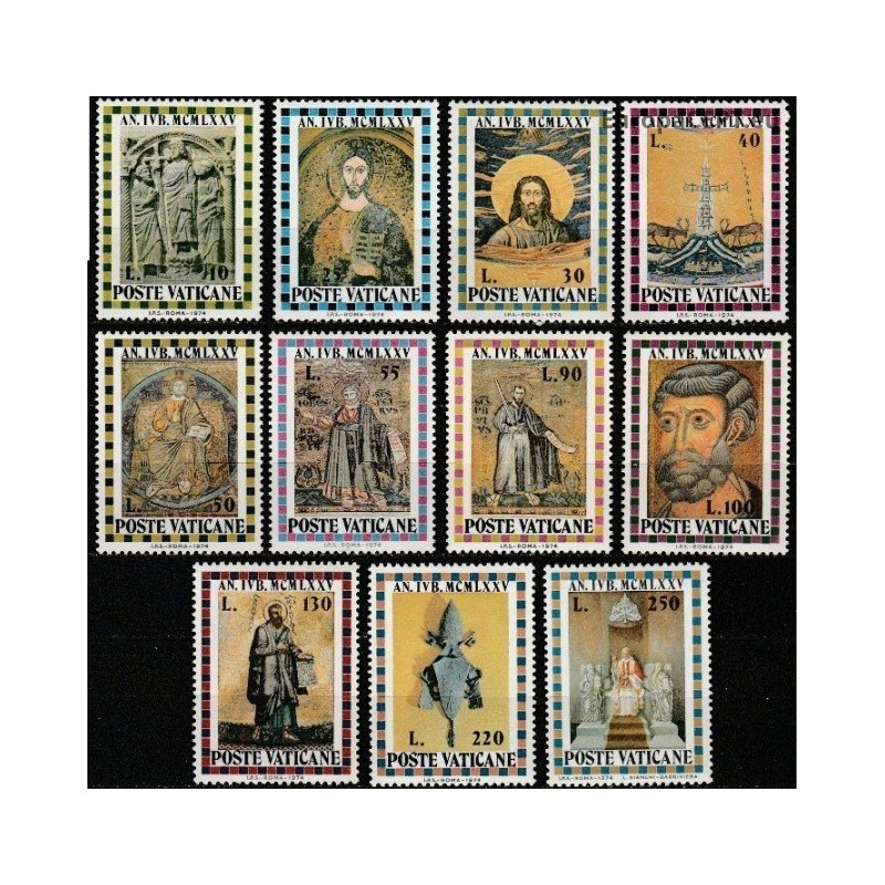 Vatican 1974. Religious paintings, Saints, pope